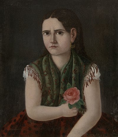 Bir Kadının Portresi, 1880 dolayları by Mexican School