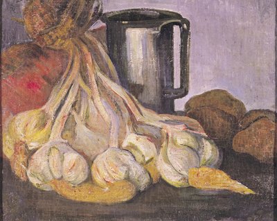 Bir Demet Sarımsak ve Kalaylı Makarna by Meyer Isaac de Haan