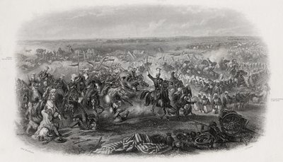 Aliwal Savaşı, Hindistan, 28 Ocak 1846, J.J. Mürettebat by Michael Angelo Hayes