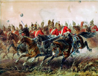 Balaclava Muharebesi Sırasında Hafif Tugay Hücumu, 1854 by Michael Angelo Hayes