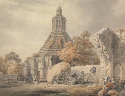Abbot'ın Mutfağı, Glastonbury by Michael Angelo Rooker