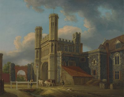 Aziz Augustine Kapısı, Canterbury by Michael Angelo Rooker
