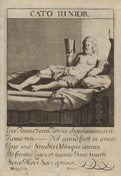 Genç Cato, Romalı devlet adamı by Michael Burghers