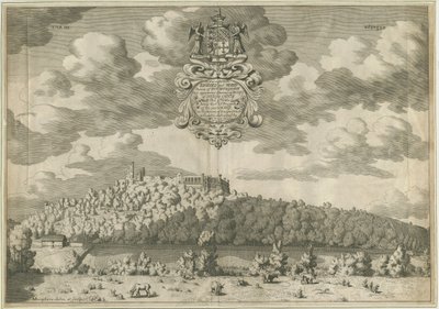 Dudley Castle: bakır levha gravürü, nd [1653-1686] by Michael Burghers