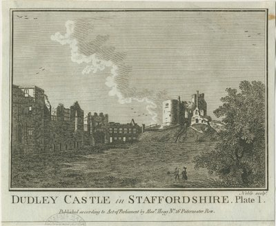 Dudley Castle: bakır levha gravürü, nd [1653-1686] by Michael Burghers