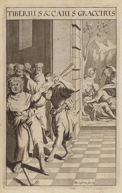 Tiberius ve Caius Gracchus, Romalı politikacılar by Michael Burghers