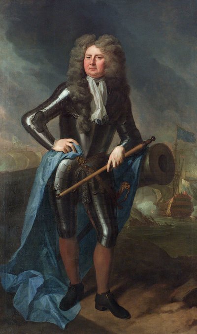 Amiral Sir Cloudesley Shovell (1650-1707) by Michael Dahl