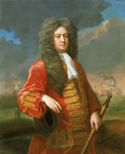 Amiral Sir George Rooke (1650-1709), c.1705 (tuval üzerine yağlıboya) by Michael Dahl