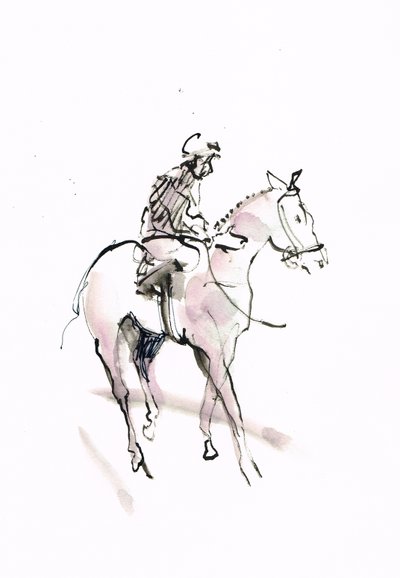 İsimsiz, 2018 (kağıt üzeri suluboya) by Michael Frith