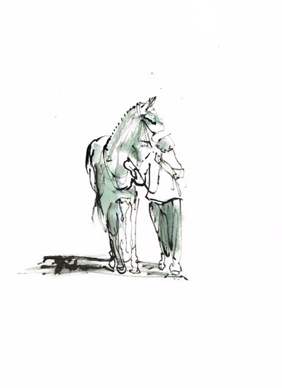 İsimsiz, 2018 (kağıt üzeri suluboya) by Michael Frith