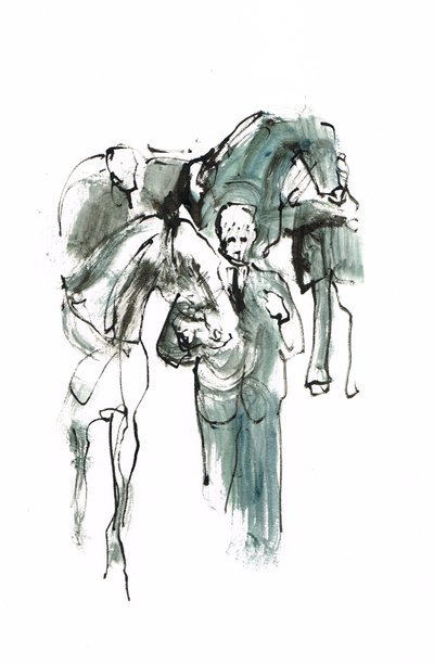 İsimsiz, 2018 (kağıt üzeri suluboya) by Michael Frith