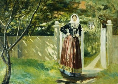 Bahçe Kapısında, 1902 by Michael Peter Ancher