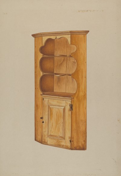 Köşe Dolap, c. 1938. by Michael Riccitelli