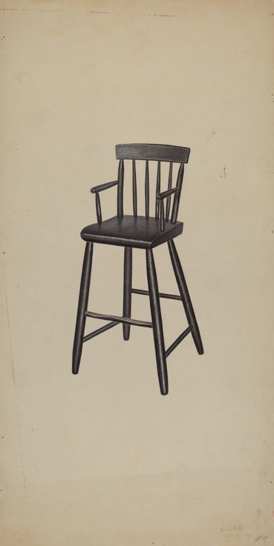 Yüksek Sandalye, 1938. by Michael Riccitelli