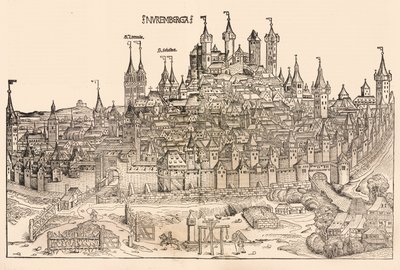 Nürnberg, 1493. by Michael Wolgemut
