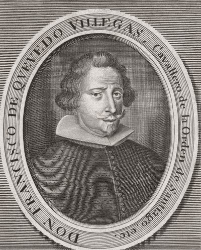 Francisco Gómez de Quevedo ve Santibáñez Villegas. by Michael van der (after) Gucht