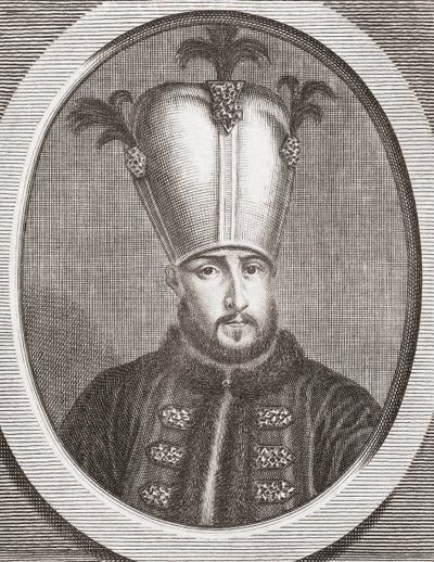 Osmanlı padişahı III. Ahmed by Michael van der Gucht