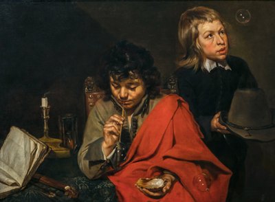 Boys Blowing Bubbles, 1640