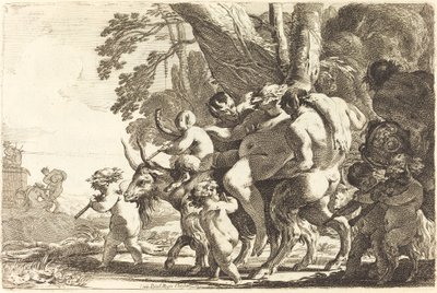 Sarhoş Silenus by Michel Dorigny