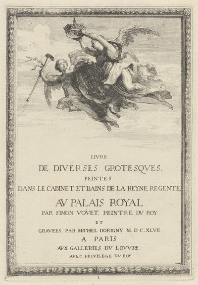 Baş sayfa by Michel Dorigny, after Simon Vouet