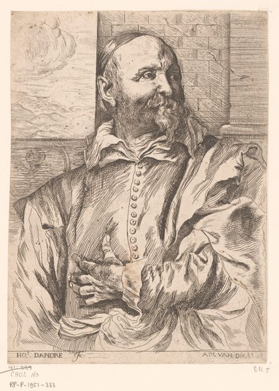 Jan (I) Snellinck'in Portresi by Michel Francois Dandre Bardon