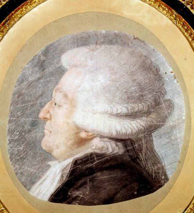 Honore Gabriel (Honore-Gabriel) Riqueti'nin Portresi, Mirabeau Kontu (1749-1791) 1789'da Üçüncü Devlet vekili kostümü içinde. Çizim Michel Honore Bounieu (1740 - 1814) by Michel Honore Bounieu