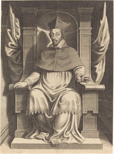 Armand Jean du Plessis, Kardinal Richelieu by Michel Lasne
