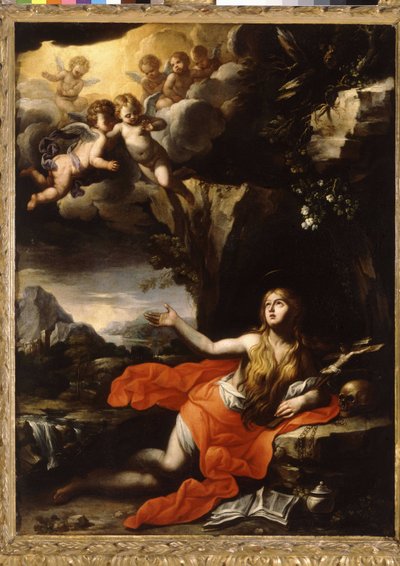 Madeleine penitente (tuval üzerine yağlı boya) by Michel Serre