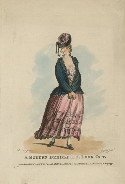 Gözcülükte modern bir demirep by Michel Vincent Brandoin or Brandouin