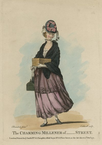 Büyüleyici Millener of - Street by Michel Vincent Brandoin or Brandouin