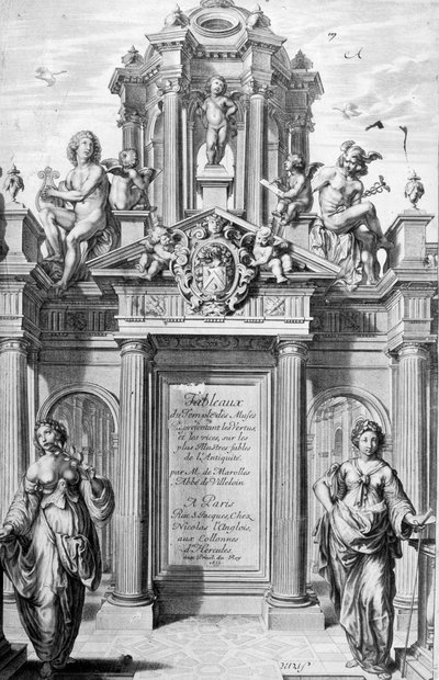 Tableaux du Temple des Muses, 1655. by Michel de Marolles