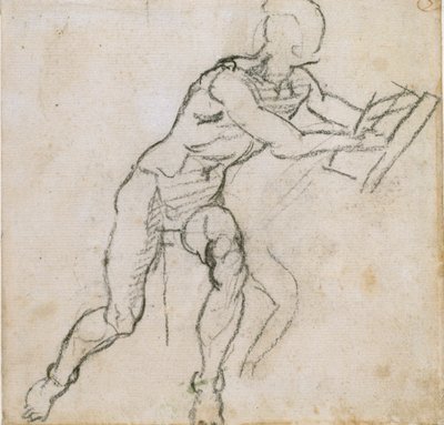 Çıplak Oturan Adam, c1490-1560 by Michelangelo Buonarroti