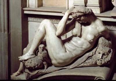 Gecenin alegorisi. Giuliano de Medici