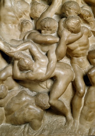 Centaurlara karşı Lapiths Savaşı by Michelangelo Buonarroti