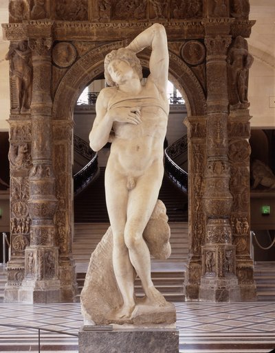 Tutsak, Ölen Köle olarak bilinir by Michelangelo Buonarroti