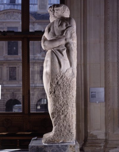Asi Köle olarak bilinen Esir by Michelangelo Buonarroti