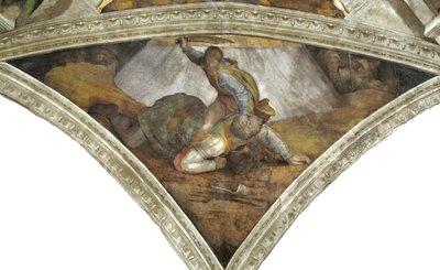 David ve Goliath Sistine Şapeli