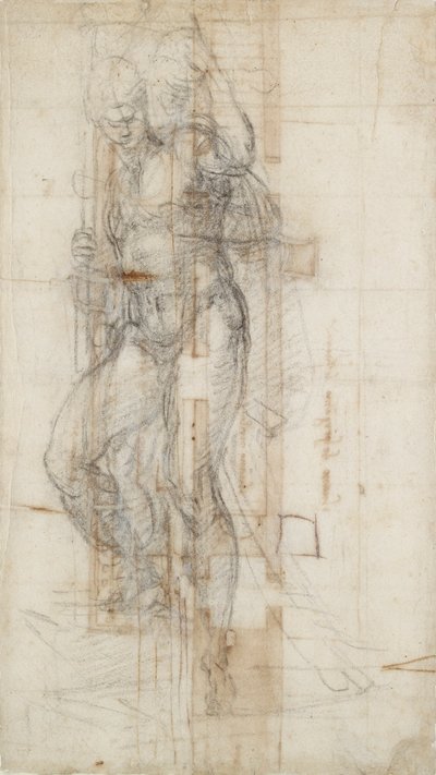 Mezardan yükselen İsa figürü, c1490-1560 by Michelangelo Buonarroti