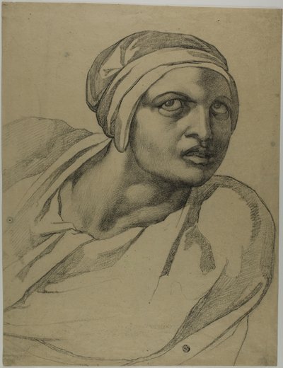 Yarım Boy Figür by Michelangelo Buonarroti