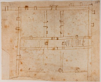 Ev planı by Michelangelo Buonarroti