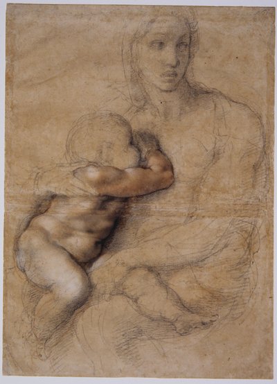 Madonna ve Çocuk, c. 1525 by Michelangelo Buonarroti