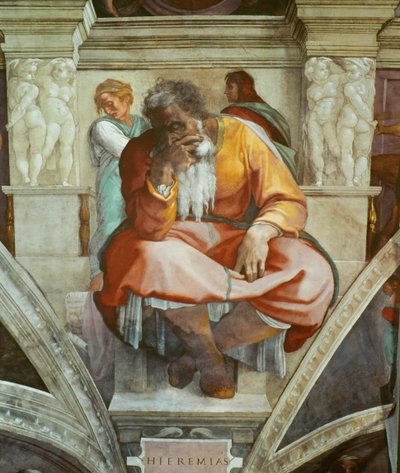 Peygamber Yeremya by Michelangelo Buonarroti