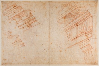 Roma anıtlarından çalışmalar by Michelangelo Buonarroti