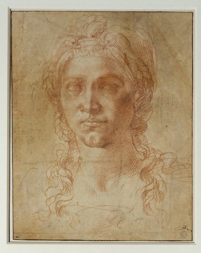 Bir kadın için ideal tete ... by Michelangelo Buonarroti