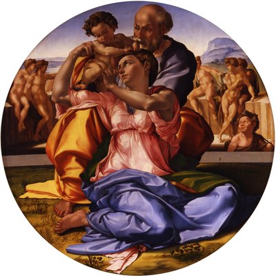 Kutsal Aile Doni Tondo by Michelangelo Buonarroti
