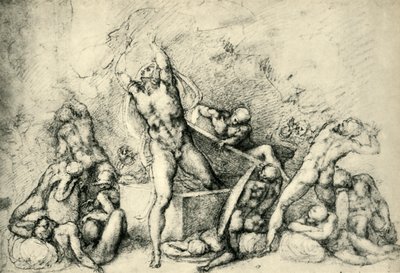Diriliş, c1532, 1943. by Michelangelo Buonarroti