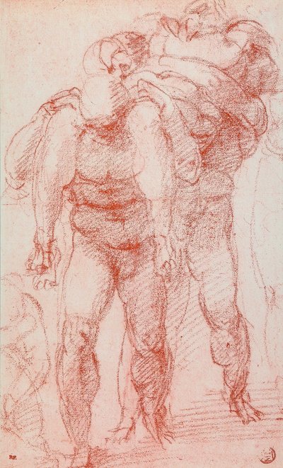 Bir Cesedi Taşıyan Üç Adam; Michelangelo