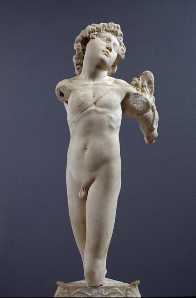 Genç okçu, c.1490 (mermer) by Michelangelo Buonarroti