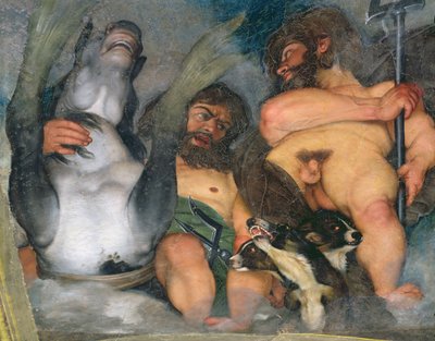 Elementlerin, Evrenin ve Zodyak İşaretlerinin Alegorisi, Neptün ve Triton