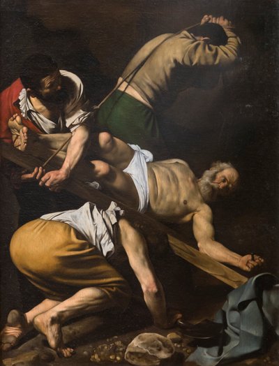 Aziz Petrus'un çarmıha gerilmesi by Michelangelo Merisi da Caravaggio